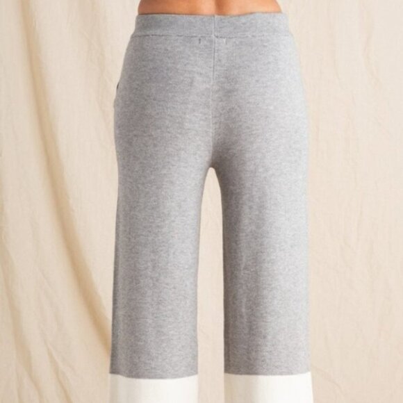 CASUAL COMFY KNIT WIDE LEGGED PANTS - Picture 4 of 5